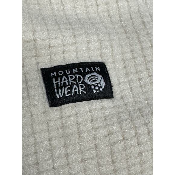 Mountain Hardwear XL Fleece Jacket Ivory Quarter Zip Women's Outdoor Activewear - Picture 5 of 11